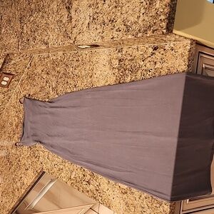 SKIMS Slate gray Strapless Maxi Dress